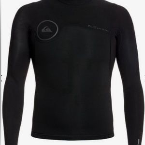 Quicksilver 1.5mm Syncro Series 1/4 Back Zip FLT Wetsuit Top